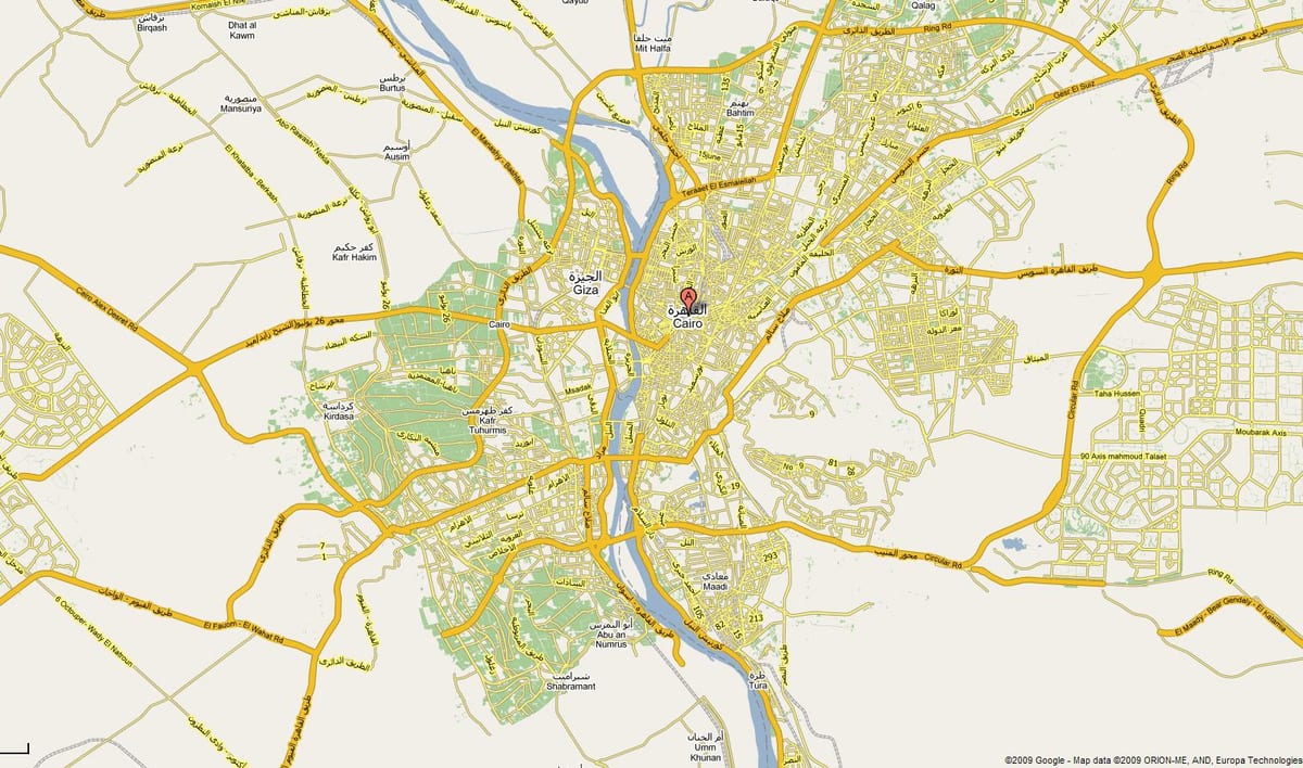 cairo borg kort