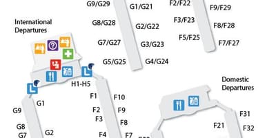 Kort af kaíró flugstöðina