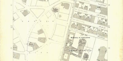 Kort af garðinum borg cairo 
